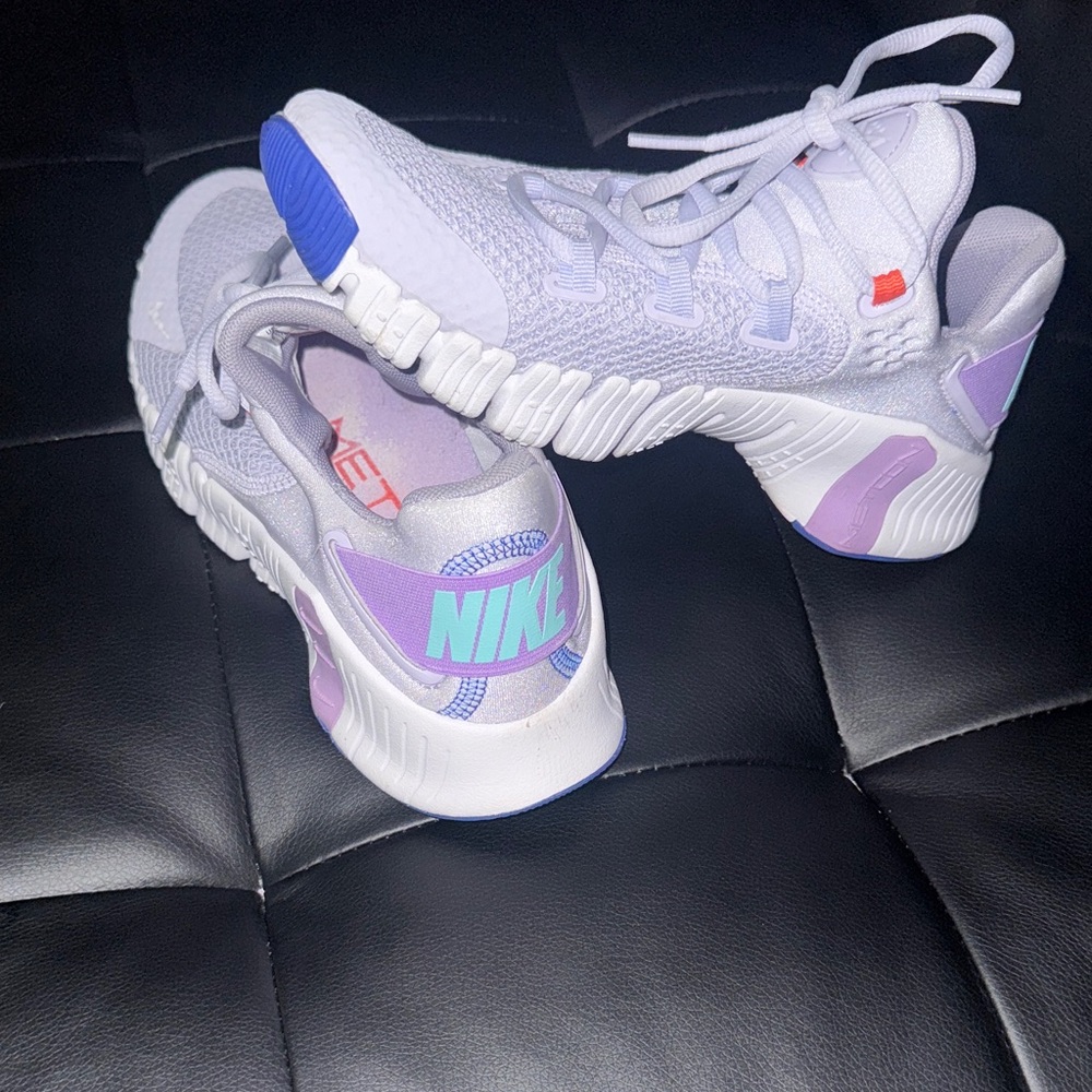 Nike Women's Lavender and White Sneakers